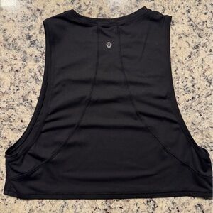 lululemon Black Muscle Tank size 8